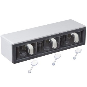 The Lakeside Collection 3-Compartment Spice Organizer - Wall Storage Rack - 1 of 4