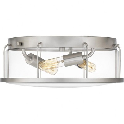 Quoizel Lighting Ludlow 3 - Light Flush Mount in  Brushed Nickel
