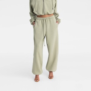 KBB by KAHLANA Women's High-Rise Straight Leg 'The Dwayne Sweats' - 1 of 3