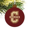 College of Charleston Cougars Logo Wood Christmas Tree Holiday Ornament - 4 of 4