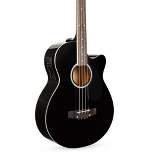 Best Choice Products 22-Fret Full Size Acoustic Electric Bass Guitar w/ 4-Band Equalizer, Adjustable Truss Rod - Black