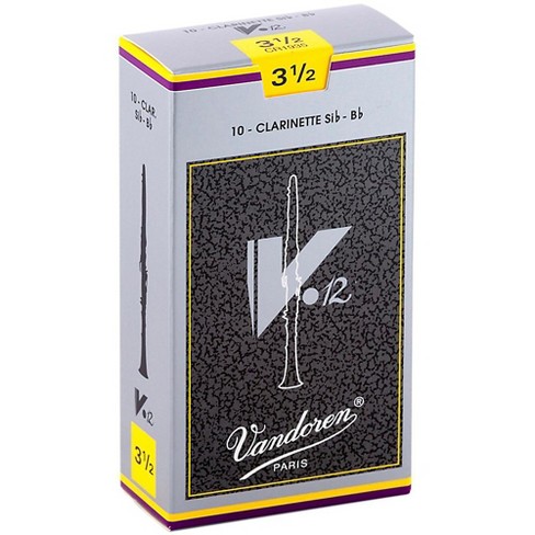 Vandoren V12 Bb Clarinet Reeds Strength 3.5 Box Of 10 : Target