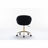 NicBex Armless Home Office Chair with Adjustable Height Modern Rotatable Mesh Fabric Computer Chair with 5 Casters for Office, Study, Bedroom - 2 of 4
