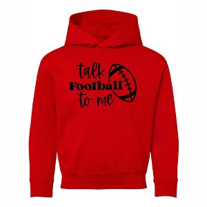 The Juniper Shop Talk Football To Me Ball Youth Graphic Hoodie - 1 of 4