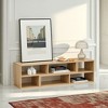 Fortune Candy L-Shaped Adjustable TV Stand for TVs up to 70'', MDF Entertainment Center with Open Shelves for Living Room or Apartment - 2 of 4