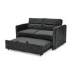 CAVINAS Convertible Pull-Out Sleeper Sofa, Loveseat Sofa Bed with Pull-out Bed, Adjsutable Back and 2 Arm Pocket, Couches for Living Room - 4 of 4