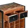 vidaXL Wine Rack for 16 Bottles Solid Reclaimed Wood - 4 of 4
