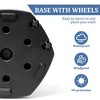 Pellebant Outdoor Patio Umbrella Base Holder 56-pound Hexagon Black - 4 of 4