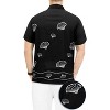 LA LEELA Men's Casual Button Down Short Sleeves Hawaiian Shirt Beach Aloha Party Holidays Shirts Summer Stylish Vacation Tops - 2 of 3