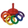 Sportime Soff-Ring Toss Game with Post, Assorted Colors, Set of 6 Rings - 2 of 3