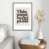 DirtyAngelFace This Must Be The Place Metal Framed Art Print - Deny Designs - 2 of 3