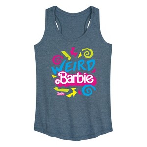 Women's - Barbie - Weird Barbie Graphic Racerback Tank - 1 of 4