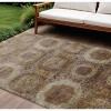 HomeRoots 8' X 10' Rust And Beige Medallion Washable Indoor Outdoor Area Rug - 2 of 4