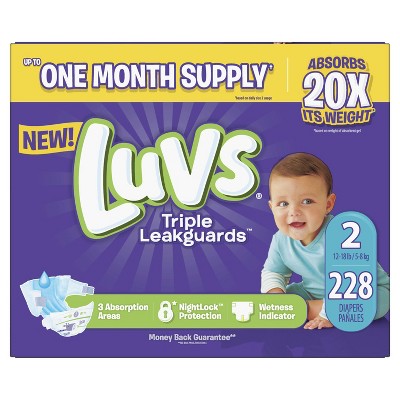 target luvs diapers size 5