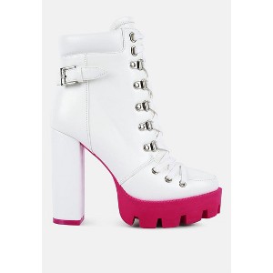 Larch Cushion Collared Biker Boots Women - 1 of 4