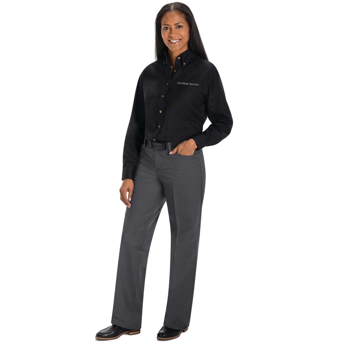 Red Kap Women's Long Sleeve Poplin Dress Shirt - thumbnail 10