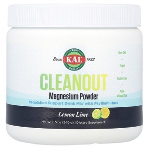 KAL Cleanout Magnesium Powder, Lemon Lime, 8.5 oz (240 g) - 1 of 2