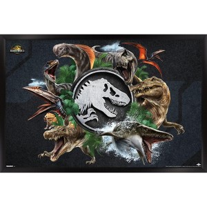 Trends International Jurassic World: Rebirth (2025) - Group Framed Wall Poster Prints - 1 of 4