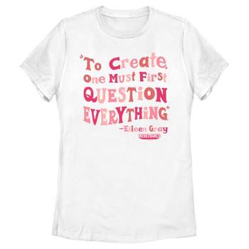 Women's Rebel Girls Eileen Gray Quote T-Shirt