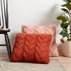 Chunky Cable Knit Throw Pillow - Threshold™ - image 2 of 4