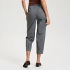 Women's Straight-Leg Trousers with Front Pleat - A New Day™ Gray Striped - 3 of 4