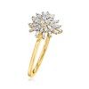 Ross-Simons 0.25 ct. t.w. Diamond Heart Burst Ring in 10kt Yellow Gold - 2 of 4