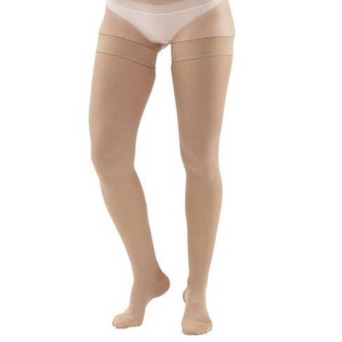 Absolute Support Microfiber Opaque Compression Stockings Thigh