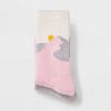 Girls' 2pk Mountain Print Outdoor Crew Socks - All in Motion™ - 2 of 3