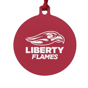 Liberty University Secondary Logo Aluminum Holiday Christmas Tree Ornament - 1 of 4