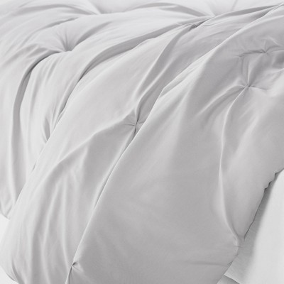 Full Gray Microfiber Bed in a Bag Set