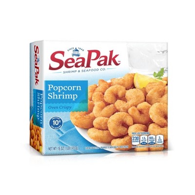 Sea Pak Popcorn Shrimp with Oven Crispy Breading - Frozen - 16oz_0