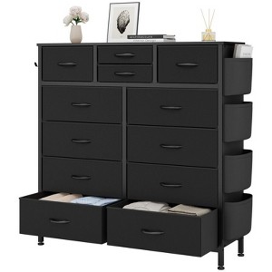 Gikpal 12 Drawer Dresser for Bedroom, Cupboards & Cabinets, Tall Dressers & Chests of Drawers for Bedroom, Side Pockets and Hooks, Living Room - 1 of 4