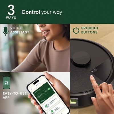 iRobot Roomba 105 Vacuum - Easy-to-Use, Intense Power-Lifting Suction, LiDAR Navigation, Multi-Surface Cleaning, Cleans in Neat Rows, Self-Charging
