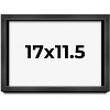 PosterPalooza | Shadow Box 1" Depth Grey Picture Frame - UV Acrylic, Backing Board, Hanging Hardware - 2 of 4
