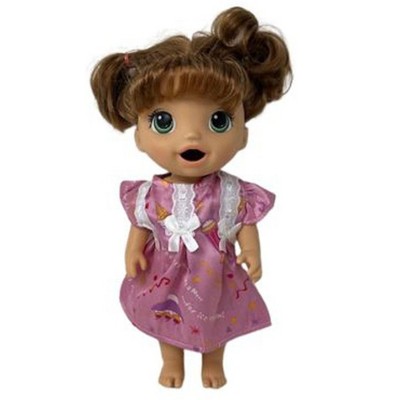 Doll Clothes Superstore Ice Cream Print Dress Fits12 Inch Baby Alive And Little Baby Dolls