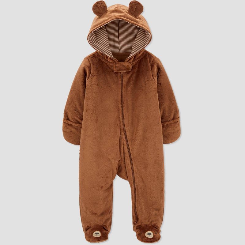 Carter&#39;s Just One You&#174;️ Baby Boys&#39; Bear Jumper - Brown, 6 of 10