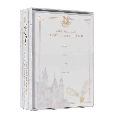 Harry Potter: Hogwarts Invitation Set (Set of 30) - by  Insights (Hardcover)