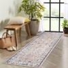 Coolmee Area Rugs for Living Room Washable Boho Floral Rug Indoor Carpet Vintage Rug Soft Non Slip Area Rug for Home Office - 3 of 4