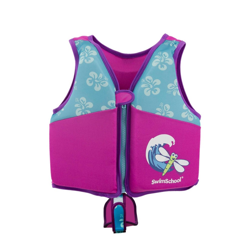 Photos - Life Jacket Aqua Leisure Girls' Swim Trainer  Vest - S/M