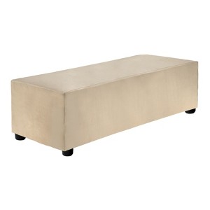 Unique Bargains Stretchy Soft Comfortable Rectangular Foot Stool Cover - 1 of 4