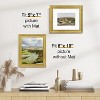 Attop 8x10 Picture Frames Set of 2, Ornate Photo Frame Display 5x7 Pictures with Mat or 8x10 without Mat, Rustic Gold - 3 of 4