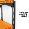ToughBuilt StackTech 2-Shelf System, Wall Mounted Hanging Organizer Shelves, Organization for Tool, Garage, and Wood Shop Storage, Yellow - 4 of 4