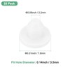Unique Bargains Silicone Rubber Corrosion-Resistant Nap-in Locking Hole Plugs White - 3 of 4