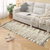 coucheta Rugs, Washable Modern Abstract Accent Carpet, Non-Slip Low Pile Indoor Area Rug for Kitchen Bedside Soft No-Shedding - 2 of 4
