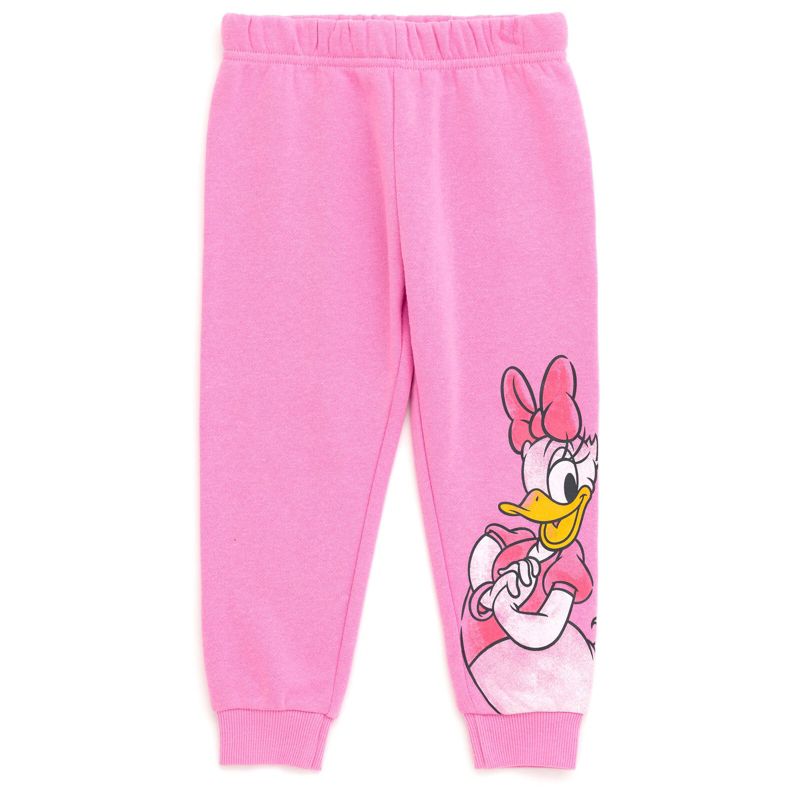 Disney Princess Minnie Mouse Winnie the Pooh Rapunzel Eeyore Piglet Fleece Sweatshirt and Pants Set Infant to Little Kid, 5 of 8