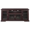 Glass Door Traditional Highboy TV Stand for TVs up to 80" - Saracina Home - 4 of 4