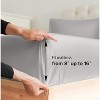 100% Cotton 400 Thread Count 4 Piece Sheet Set - Soft & Cozy Sateen Bed Sheets - CGK Linens - 4 of 4