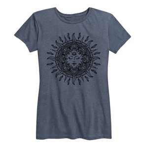 Women's - Instant Message - Sun Decorative Short Sleeve Graphic T-Shirt - 1 of 4