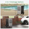 Waykar 155-216 pt. 7500 sq.ft. Powerful Commercial Dehumidifier with Built-in Pump for Basements, Workshops and Warehouse, Auto Restart, Bucketless - 3 of 4