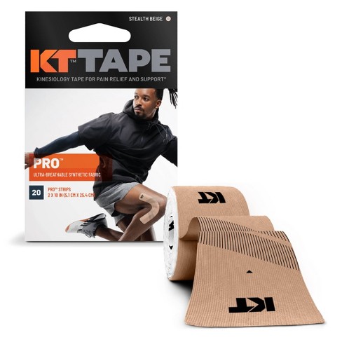 Kt Tape, Pro Synthetic Kinesiology Athletic, 125' Uncut Roll, Stealth Beige  : Target